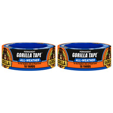 Gorilla Permanent All Weather Black Tape 1.88 in x 10 Yard, 2 Rolls picture