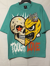 Southpole Authentic Collection Men’s M Blue Skull Graphic Crew Neck T-Shirt picture
