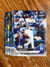 2025 World Series Champions Los Angeles Dodgers Topps NOW Complete 15-Card Set picture