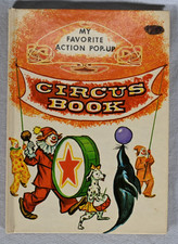 Vintage My Favorite Action Pop Up Circus Book by Marian Edson picture