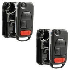 2 Remote Key Fob Shell Case for 1998-2008 Mercedes C230 C280 C43 AMG CL600 S430 picture
