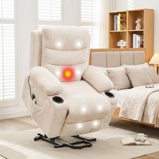 Oversized Power Lift Massage Heat Recliner Chair for Elderly Electric Lift Chair picture