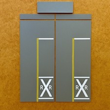 Hot Hobby RoadScapes HO Railroad Crossing RXR Kit – Double Track Crossing picture