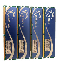 G.SKILL 8GB (4x2GB) DDR2-800 PC2-6400 Desktop RAM Kit F2-6400CL5Q-8GBPQ Tested picture