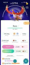 Pokémon Go Apex Ho-oh/READ DESCRIPTION picture