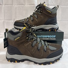 Sketchers Waterproof Cooled Memory Foam Hiking Men’s Shoe Size 8.5 picture