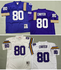 Vintage Cris Carter #80 Vikings Throwback Stitched Jersey picture