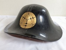 Antique Japanese JINGASA JINKASA Family Crest Samurai Hat Height 13 cm/5.12 in picture