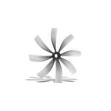 2 Pairs HQProp 76MMX8 Ducted Propeller Quiet Propeller 76MM 8-Blade Propeller picture