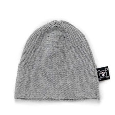Nununu Kids Baby KNIT Hat in Heather Grey - 6M picture
