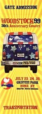 WOODSTOCK 99 - UNUSED CONCERT TICKET - LIMP BIZKIT, FATBOY SLIM, KID ROCK - 1999 picture