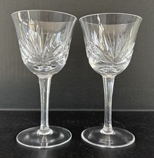 Gorham Crystal Cherrywood Claret Wine Glasses 6 1/4