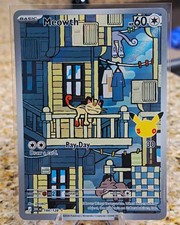 Pokémon TCG Meowth 144/128 Secret Rare Holo Full Art Basic 60 HP Eng 2026 picture