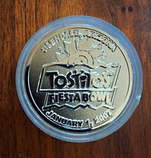 2007 Tostitos Fiesta Bowl Football Coin/Token Boise State Broncos vs Oklahoma picture