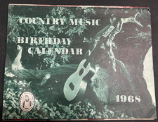 2 VINTAGE 1966-68 COUNTRY MUSIC STARS BIRTHDAY CALENDARS & PHOTO ALBUM NASHVILLE picture