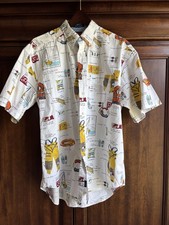 Tommy Hilfiger Mens Button Down Shirt Size L Sailing Nautical Yacht Vintage picture