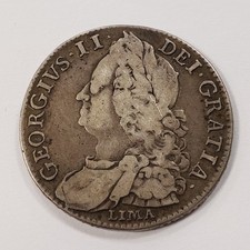 1746 Great Britain Half Crown Silver .4475 ASW - KM584.3 - SKU-Q5677 picture