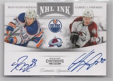 2011-12 Panini Contenders NHL Ink Duals Ryan Nugent-Hopkins/Gabriel Landeskog picture
