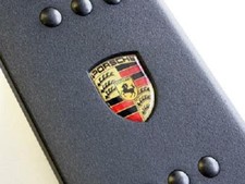 Rennline Alum Black Dead Pedal Porsche Dome Decal Crest For 996/986/997/987 picture