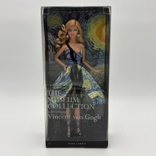 Vincent Van Gogh Barbie The Museum Collection Starry Night Pink Label 2010 B0445 picture