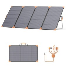 MHPOWOS 100W 200W 400W Bifacial Portable Solar Panel Foldable for Power Station picture