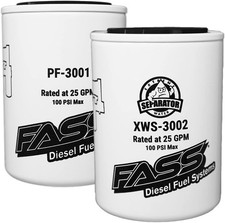 FASS Titanium Series Fuel Filter Package XWS-3002 / Pf-3001 (PACK OF 2) picture