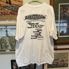 Vintage 90s Ultra Rare Ice Cube Mack 10 Allfrumtha i County Jail Rap Tee Size XL picture