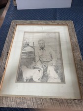 Framed Willard Gay heart Print 1/50 picture