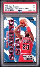 1997-98 Fleer - Soaring Stars Michael Jordan #9 HFSS High Flying PSA 7 picture