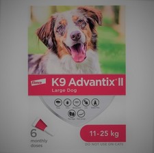 K9 Advantix II Flea & Tick Large Dogs- 21-55 lbs (6 PACK / Doses)-  picture