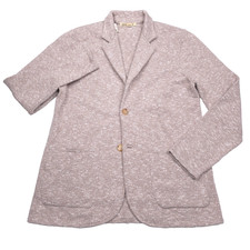 Maurizio Baldassari Winter Mouline Sweater Jacket Mens Size Italy 52 Tan Swacket picture
