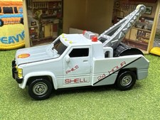 1990 Galoob Macro Machines Tow Truck Turbo Talkers Vintage White Micro picture