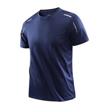 SlimFit CHRLCK Men's Quick Dry Running T-Shirt Breathable Sports Gym Fitness Top picture