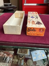 Rare 1959 Stock Number 850 Barbie #3 Box With Neck Brace Box Only Ponytail. picture