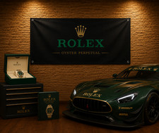 Decorative Banner for Rolex Watch Display Space 3x5Ft Polyester picture