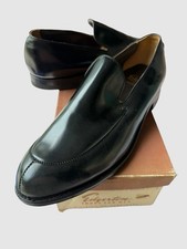 Vintage 1950s Douglas Men’s Black Leather Loafers NOS Size 10.5A BF Goodrich E70 picture