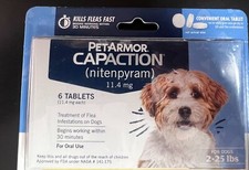 PetArmor Capaction Oral Flea Treatment for Dogs (2-25 lbs) 6 tablets 10/26  3103 picture