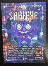 SABLEYE - POKEMON PRISMA HALLOWEEN RARE CCG HOLO picture