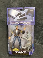 2003 ToyBiz Marvel X-Men X2 Battle Attack Logan Wolverine With Wolf New Sealed  picture