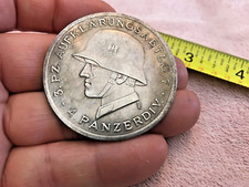 Large 1941 1939 Iron Cross Panzer Division GERMAN WWII COMMEMORATIVE COIN picture