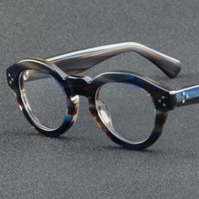 Japanese Retro Hand made Thick Acetate Eyeglass frames Spectacles Rivet Glasses picture
