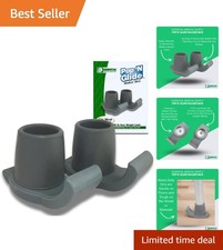 2 Pack of Elegant Pop & Glide Walker Ski Glides - Ideal for Indoor & Outdoor Use picture