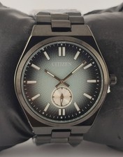 Citizen Quartz Blue Dial Steel Band Men Wristwatch Great Working Condition picture