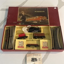 Märklin H0 3200 Train Set Vintage Steam Locomotive 3000 W/ Track Untested Used picture