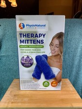 New PhysioNatural Therapy Mittens - Lavender Scented Heat Therapy Gloves picture