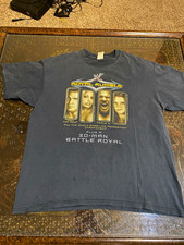 WWF WWE Royal Rumble 2001 Kurt Angle Triple H PPV Event Vintage Shirt Size XL picture