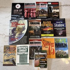 Prepper And Survival Book Lot Of 14 Books , Foraging, Survival, Self Reliance picture
