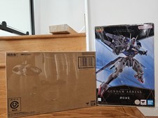 CHOGOKIN GUNDAM CALIBARN & Aerial set THE WITCH FROM MERCURY BANDAI New Sealed picture