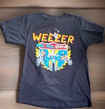 Tultex Weezer Indie Rock Roadtrip 2023 Black Graphic Tour T-Shirt M 202 picture