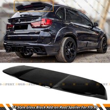 FOR 14-18 BMW F15 F85 X5 X5M GT STYLE GLOSS BLK REAR ROOF SPOILER WING EXTENSION picture